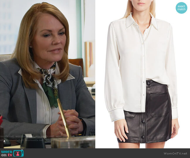 Frame 70's Shirt worn by Lisa Benner (Marg Helgenberger) on All Rise