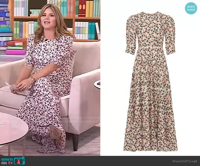Rixo Kristen Dress worn by Jenna Bush Hager on Today
