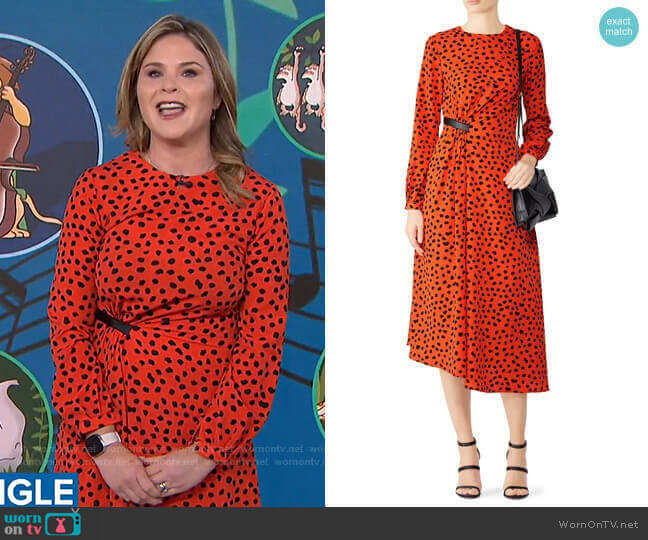 Hunter Bell Lawton Dress worn by Jenna Bush Hager on Today