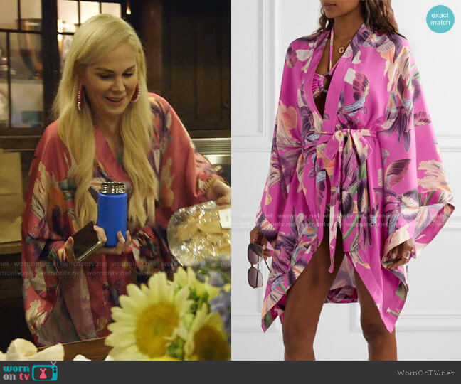 PatBo Grace One-Shoulder One-Piece Swimsuit worn by Kameron Westcott on The Real Housewives of Dallas