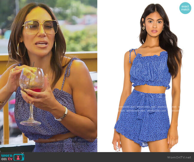Privacy Please Francine Top worn by Melissa Gorga on The Real Housewives of New Jersey
