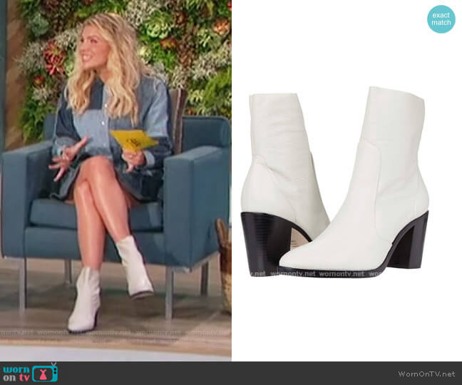 Schutz Alysha Boots worn by Amanda Kloots on The Talk