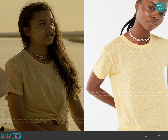 Urban Outfitters The Big Brother Tee worn by Kiara Carrera (Madison Bailey) on Outer Banks