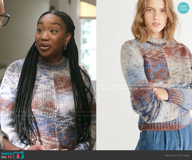 Vanessa Bruno Picha Pullover worn by Michelle (Maya Lynne Robinson) on The Unicorn