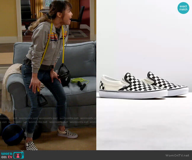 Vans Core Slip-On Sneaker worn by Jen (Krista Marie Yu) on Last Man Standing