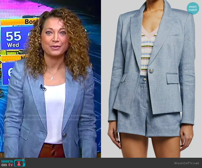 Veronica Beard Danielle Dickey Jacket worn by Ginger Zee on Good Morning America