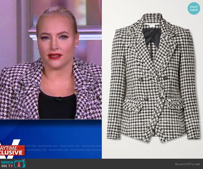 Veronica Beard Taja Jacket worn by Meghan McCain on The View