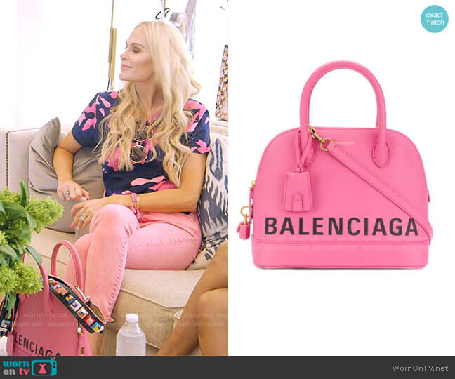 Balenciaga Ville Top Handle Bag worn by Kameron Westcott on The Real Housewives of Dallas