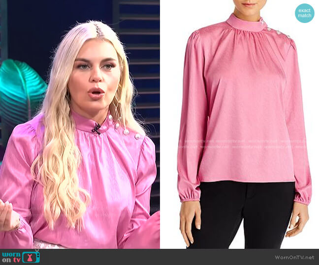Wayf Kora Button-Shoulder Top