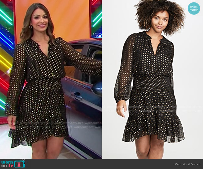 A.L.C. Sidney Dress worn by Manuela Arbeláez on The Price is Right