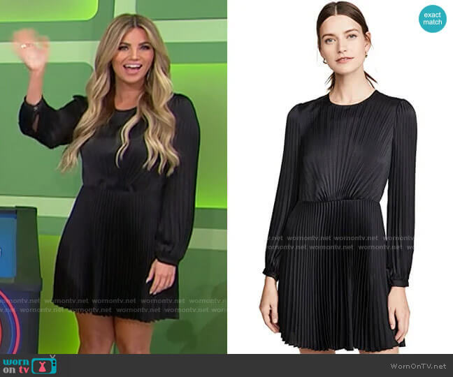 A.L.C. Tavi Dress worn by Amber Lancaster on The Price is Right