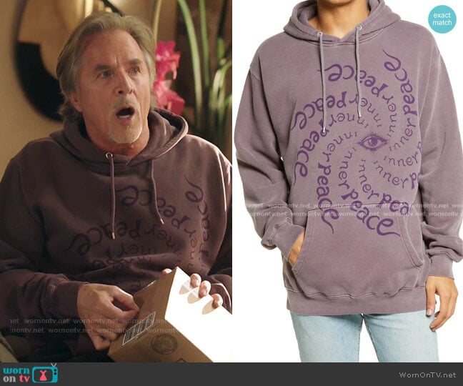 Altru Inner Inner Peace Hoodie worn by Rick (Don Johnson) on Kenan