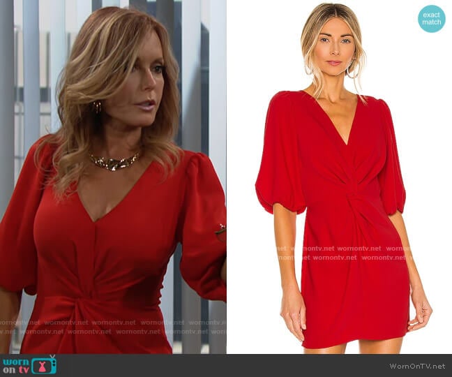 Amanda Uprichard Susannah Dress worn by Lauren Fenmore (Tracey Bregman) on The Young and the Restless