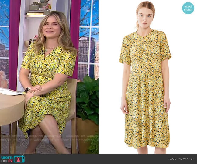 A.P.C. Jayla Dress worn by Jenna Bush Hager on Today