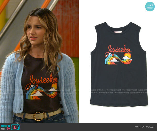 Ban.Do Joyseeker Muscle Tank worn by Lex (Jules LeBlanc) on Side Hustle