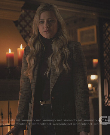 Betty’s brown plaid blazer on Riverdale