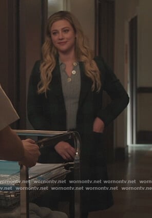 Betty’s green check coat on Riverdale