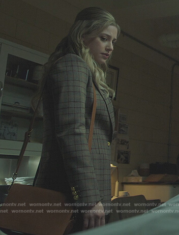 Betty’s brown plaid blazer on Riverdale