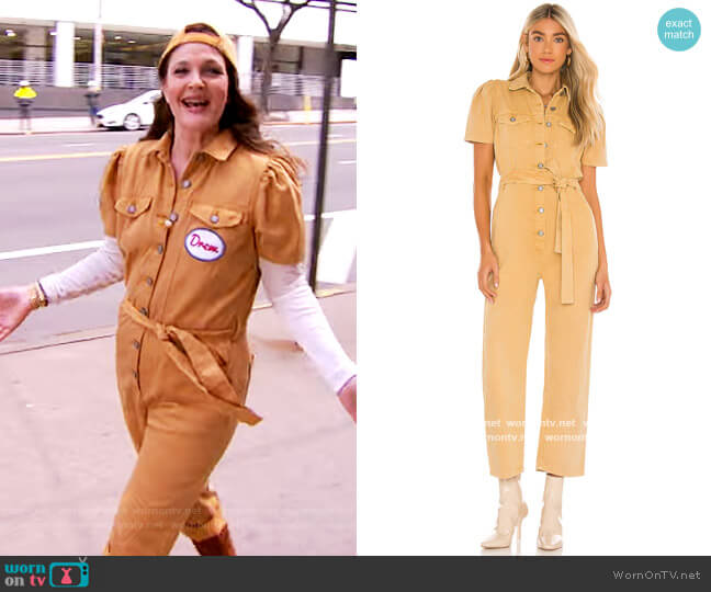 Boyish The Vincent Jumpsuit worn by Drew Barrymore on The Drew Barrymore Show