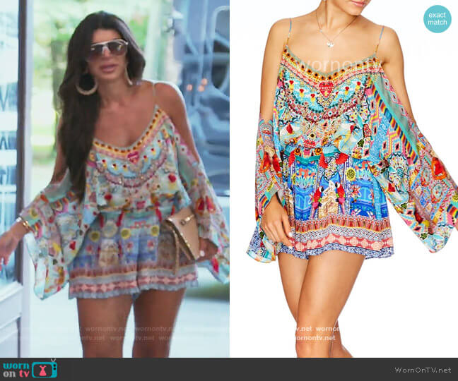 Camilla Close to my Heart Playsuit worn by Teresa Giudice on The Real Housewives of New Jersey
