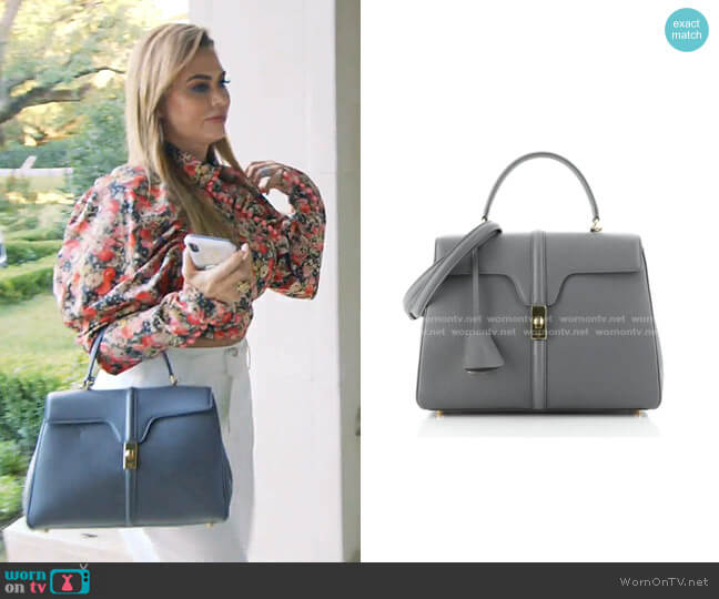 Celine Top Handle Bag worn by D’Andra Simmons on The Real Housewives of Dallas
