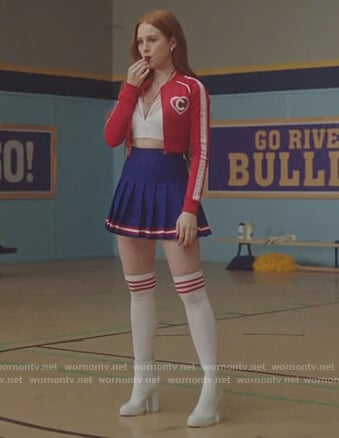 Cheryl’s white boots on Riverdale