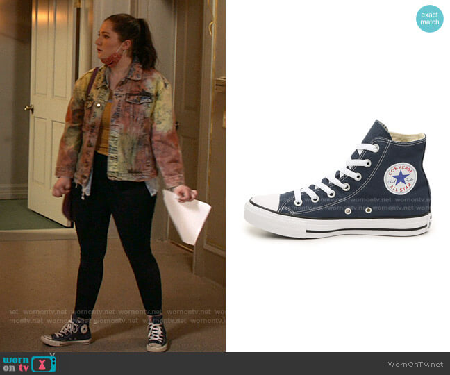 Converse 70 Chuck High-Top Sneakers worn by Debbie Gallagher (Emma Kenney) on Shameless