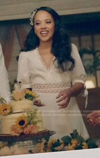Darla’s wedding dress on Queen Sugar