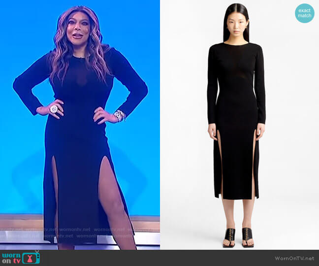 Dion Lee Hosiery Shadow Dress worn by Wendy Williams on The Wendy Williams Show
