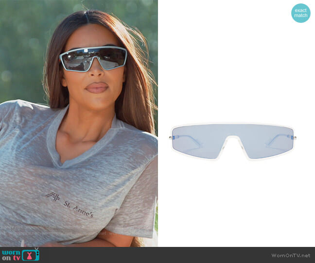 Dior Eyewear Mercure Sunglasses worn by Kim Kardashian on Keeping Up with the Kardashians