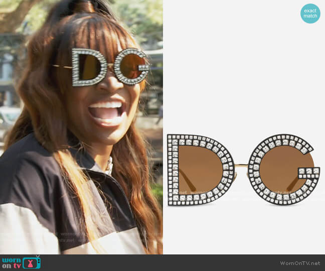 Dolce & Gabbana Glitter Sunglasses