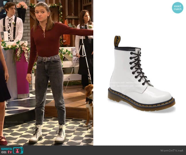 Dr. Martens 1460 W Boot worn by Presley (Jayden Bartels) on Side Hustle
