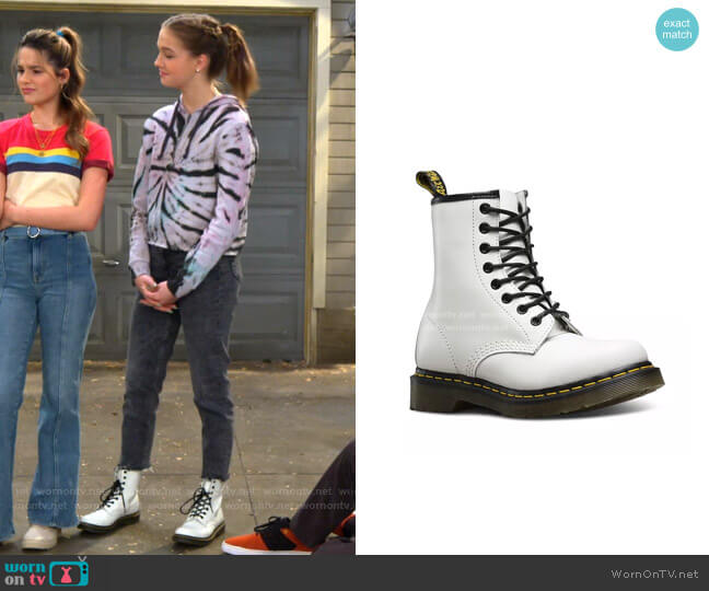 Dr. Martens 1460 W Boot worn by Presley (Jayden Bartels) on Side Hustle