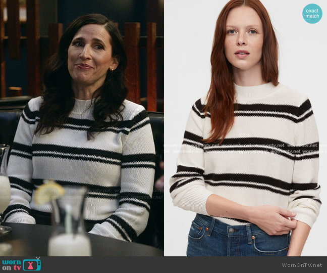 Gap Cropped Mockneck Sweater worn by Delia (Michaela Watkins) on The Unicorn