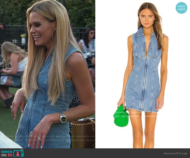 Grlfrnd Selena Dress worn by Jackie Goldschneider on The Real Housewives of New Jersey