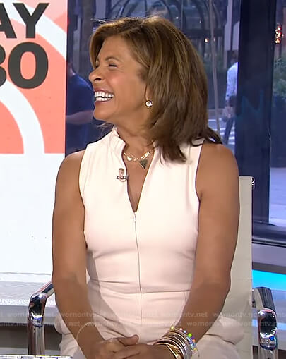 Hoda’s ivory sleeveless jumpsuit on Today
