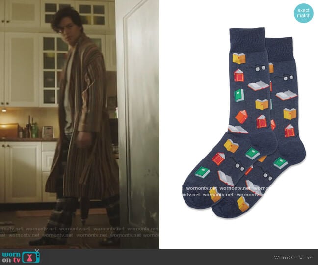 Hot Sox Book Crew Socks worn by Jughead Jones (Cole Sprouse) on Riverdale