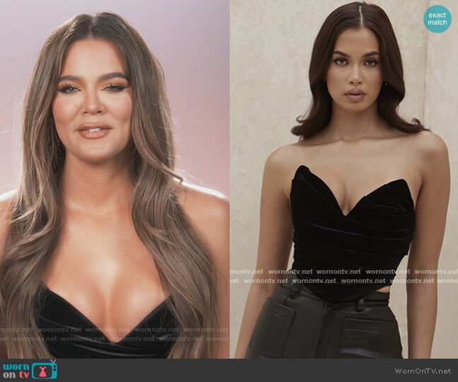 House of CB Marina Corset worn by Khloe Kardashian on Keeping Up with the Kardashians