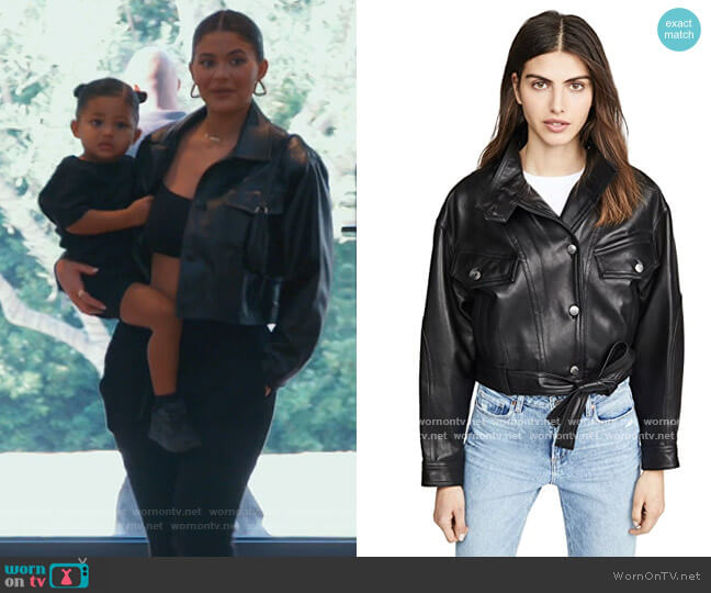 IRO Ormos Jacket worn by Kylie Jenner on Keeping Up with the Kardashians