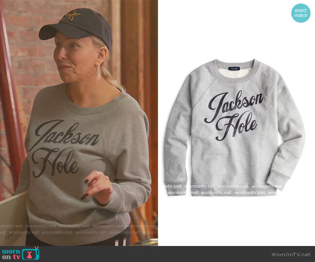 J. Crew Jackson Hole Sweatshirt worn by Margaret Josephs on The Real Housewives of New Jersey