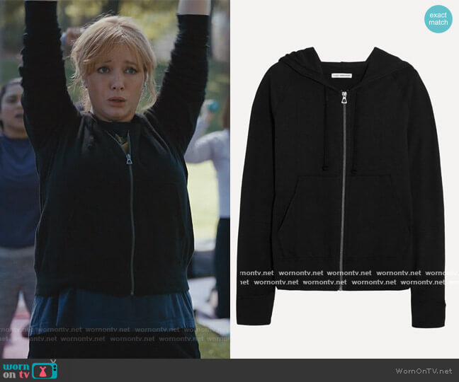 James Perse Vintage Supima cotton-jersey hoodie worn by Beth Boland (Christina Hendricks) on Good Girls