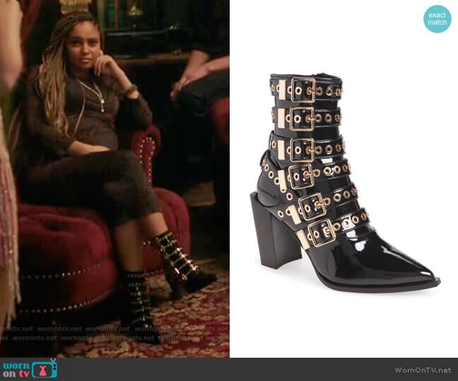 Jeffrey Campbell Ignatius-B Boots worn by Toni Topaz (Vanessa Morgan) on Riverdale