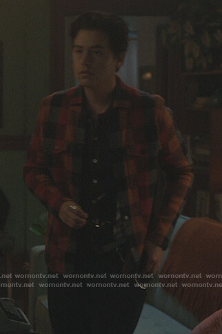 Jughead’s check jacket on Riverdale
