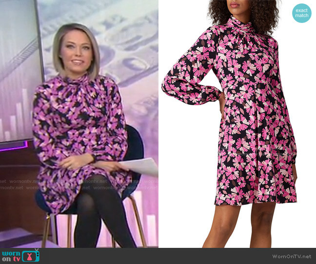 Kate Spade Wallflower Smocked Dress worn by Dylan Dreyer on Today