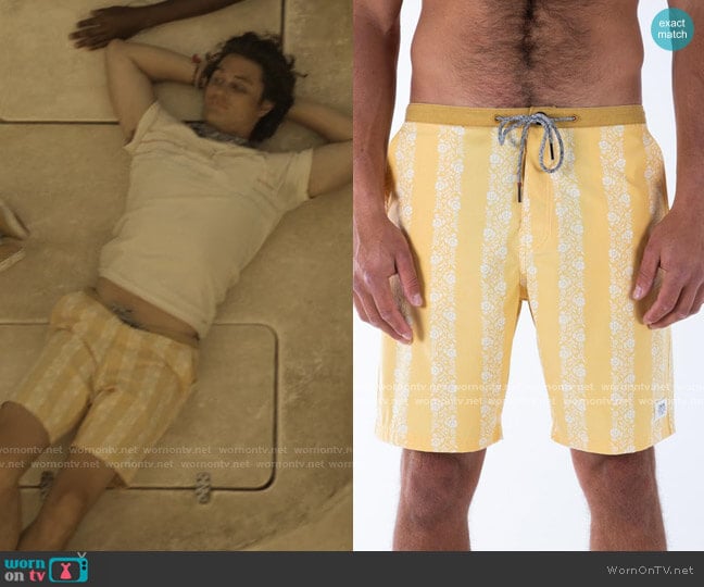 Katin Niko Surf Trunks worn by John B (Chase Stokes) on Outer Banks