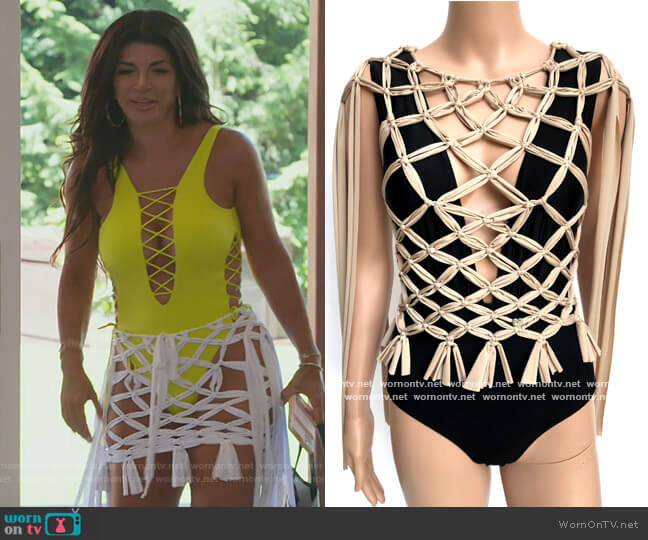 Koi Sydney Haymond Coverup worn by Teresa Giudice on The Real Housewives of New Jersey