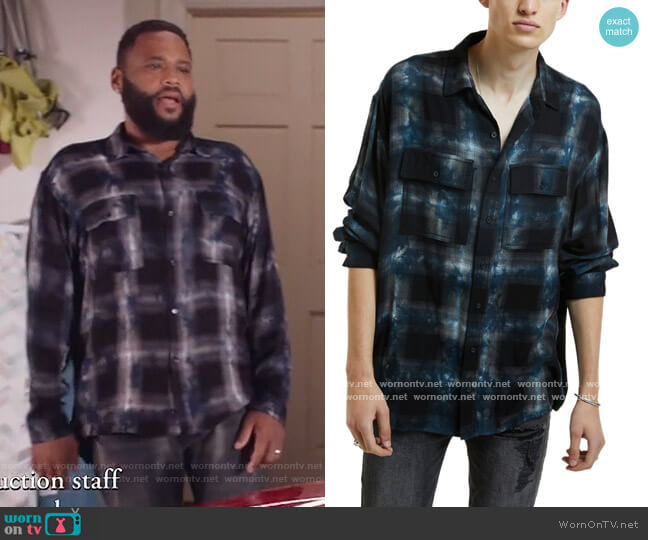Ksubi Venom checked shirt worn by Andre Johnson (Anthony Anderson) on Black-ish