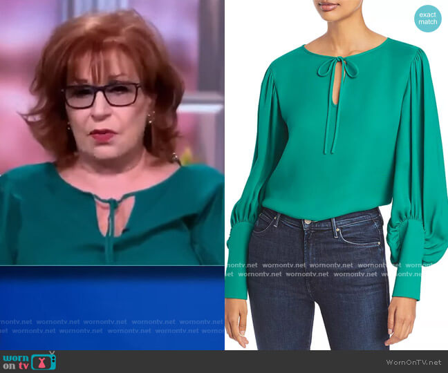 Lafayette 148 New York Izabel Blouse worn by Joy Behar on The View