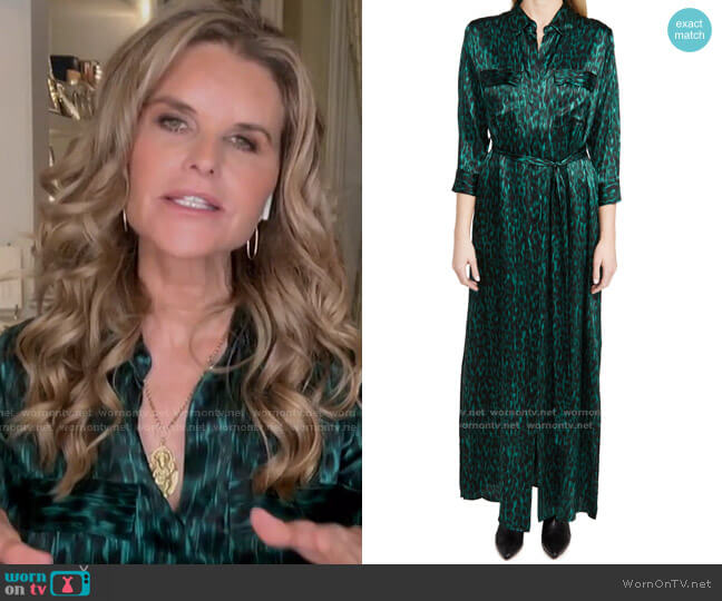 L'Agence Cameron Long Shirt Dress worn by Maria Shriver on Today
