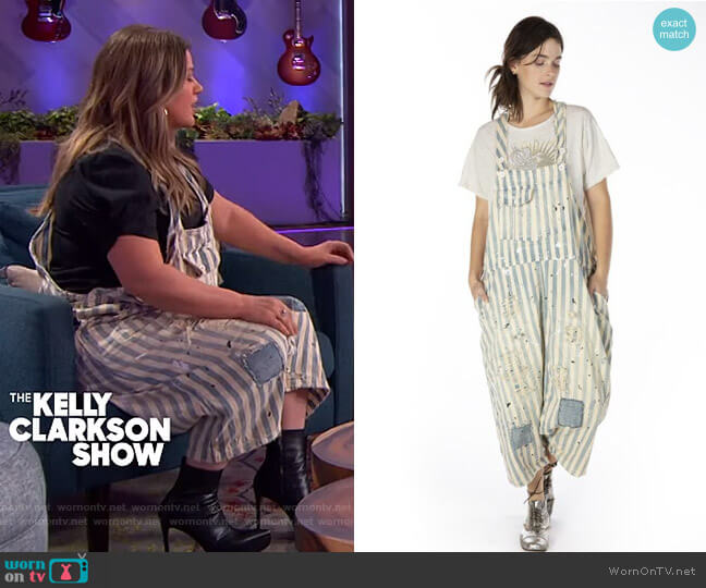 Magnolia Pearl Frankie Overalls worn by Kelly Clarkson on The Kelly Clarkson Show